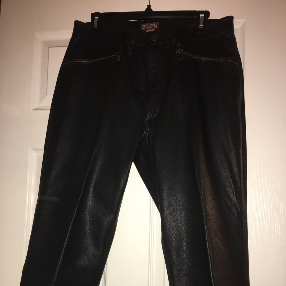 Micheal Kors genuine leather pants, NWOT